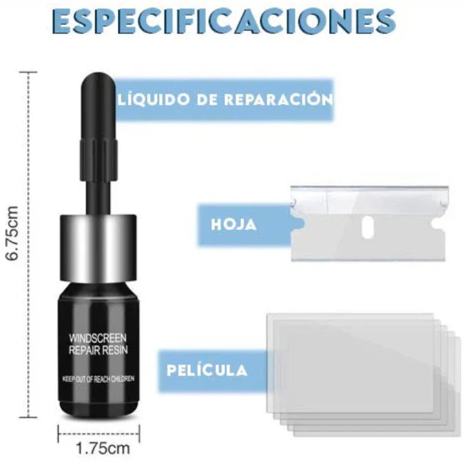 Reparador de Vidrios Liquid Glass Pro
