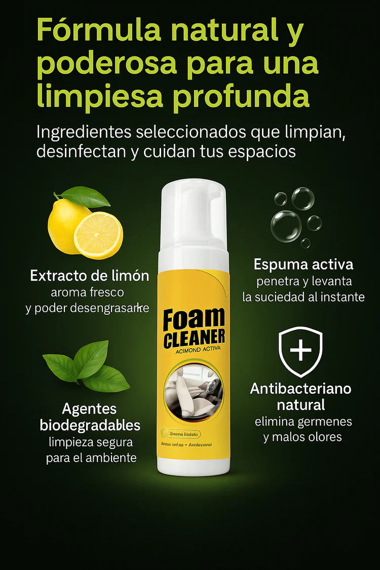 🧴 Espuma Limpiadora Multifuncional – Foam Cleaner + ENVIO GRATIS 📦