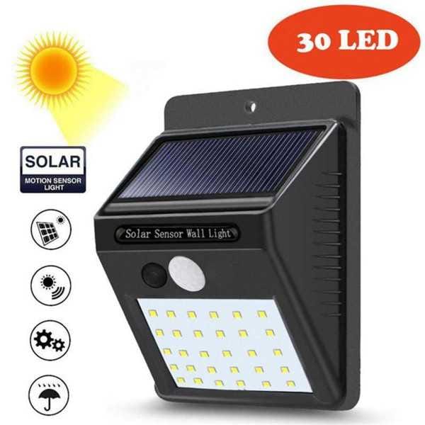 Lámpara Solar Exterior con Sensor de Movimiento | Iluminación Automática Sin Cables + ENVIO GRATIS🎁